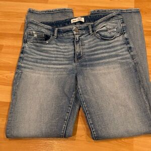 BKE Payton Mid Rise Boot Cut Jeans